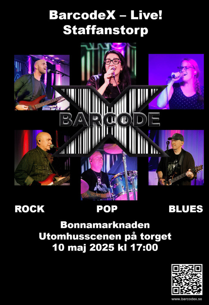 BarcodeX Staffanstorp 2025 Poster